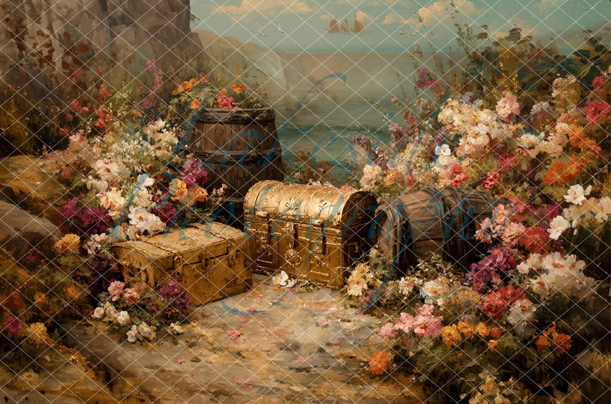 Pirate Watercolor Treasure - MT