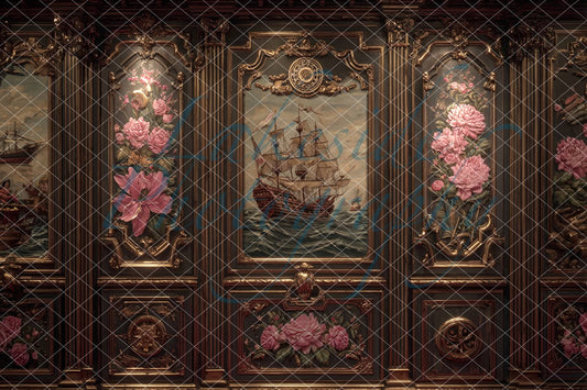Vintage Pirate Wall 3  - MT