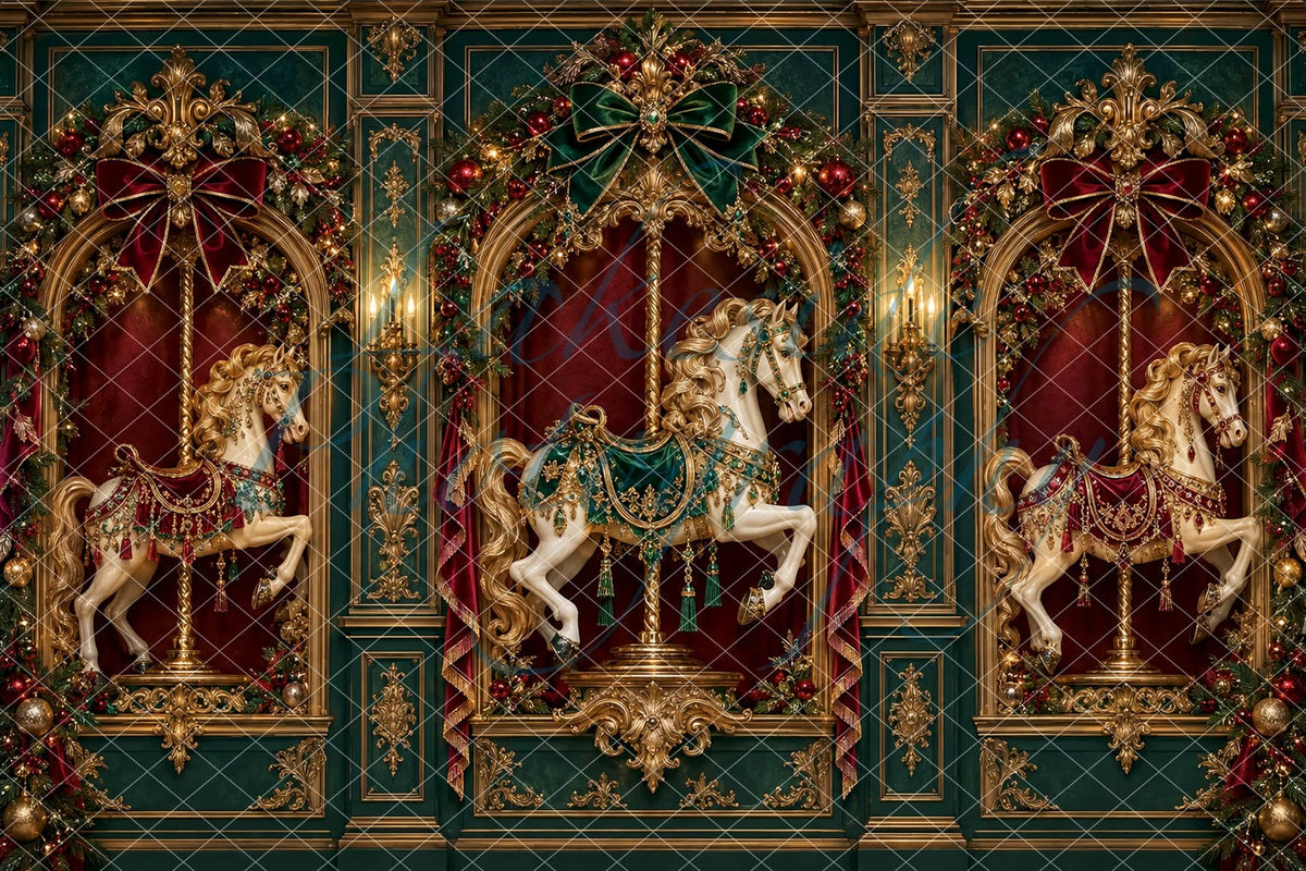 Elegant Christmas Wall Carousel 2 - MT