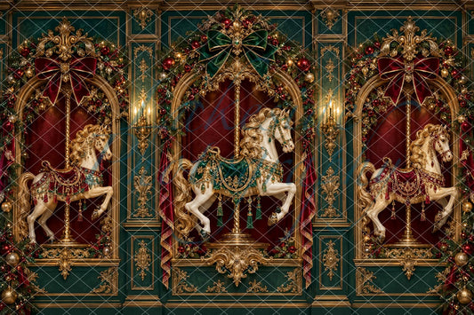 Elegant Christmas Wall Carousel 2 - MT