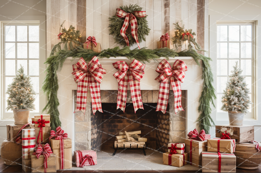 Plaid Country Mantel - PKP