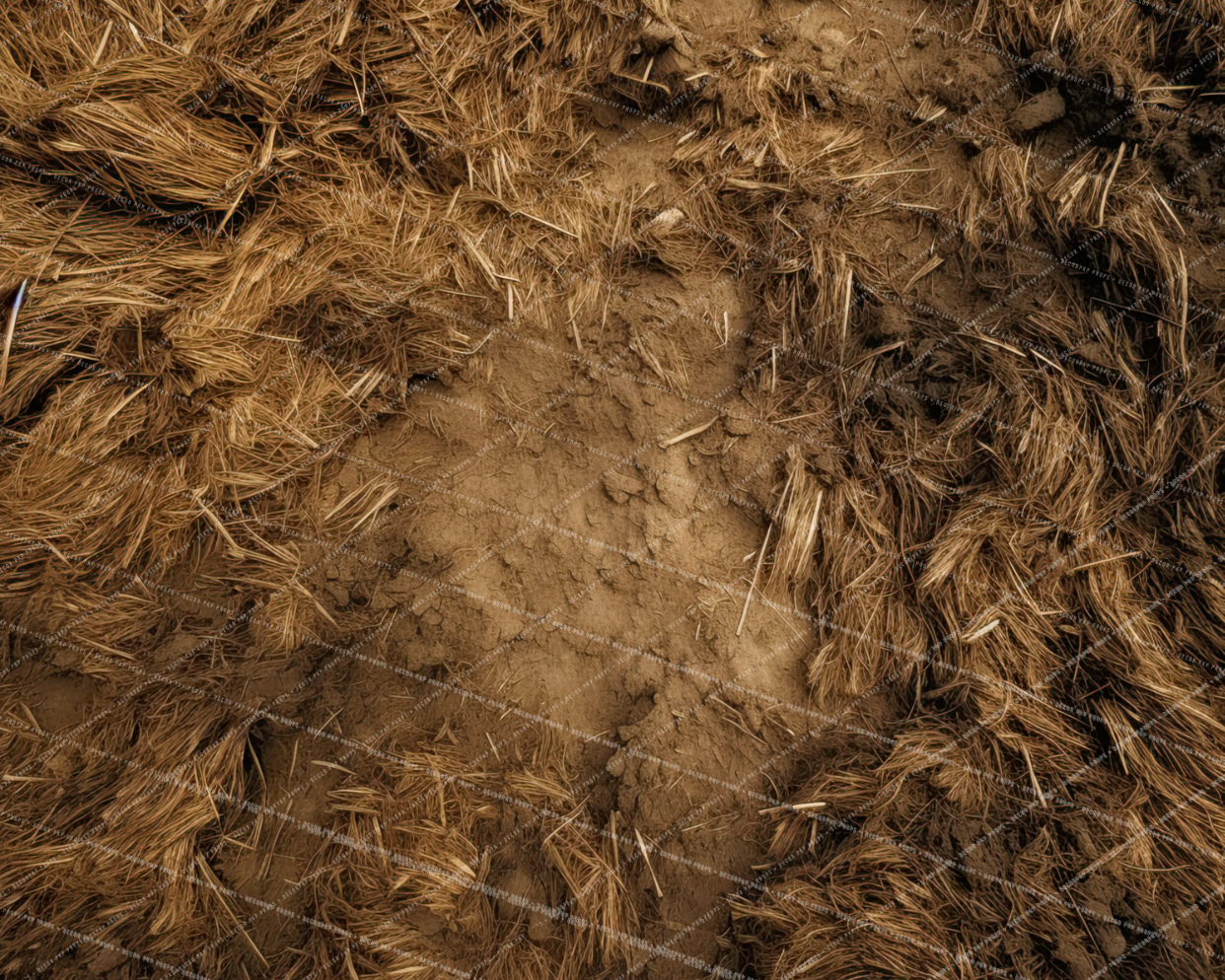 DRY MUD HAY  - FLOOR - PKP