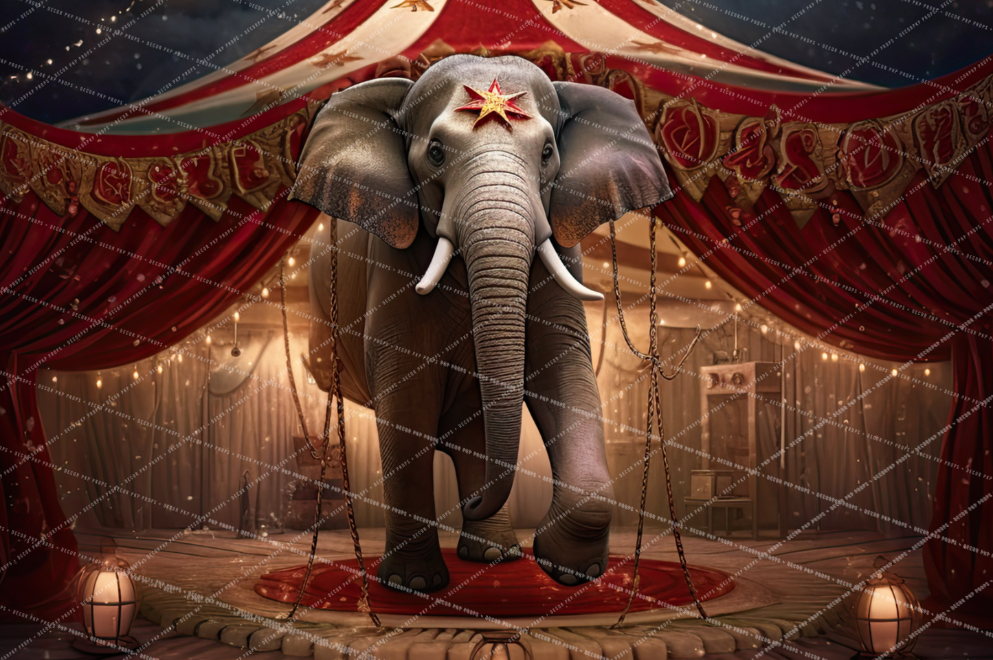 VINTAGE CIRCUS ELEPHANT - PKP