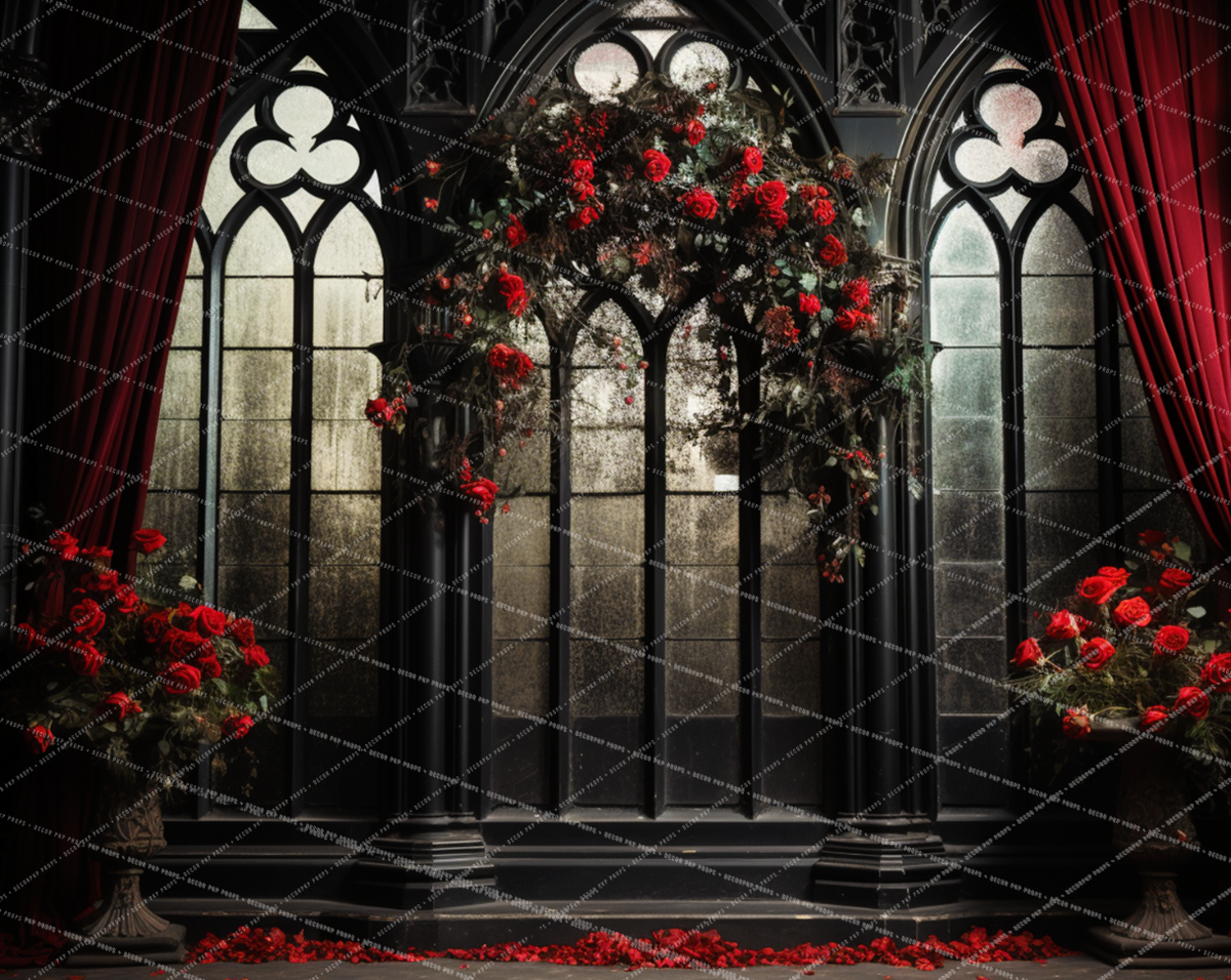 Vampire Window Design VAMPIRE WINDOW - PKP – PKP PROPS & DECOR