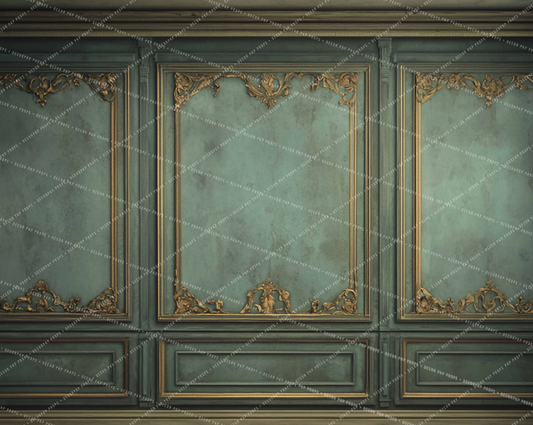 Gilded Aqua Wall - MT