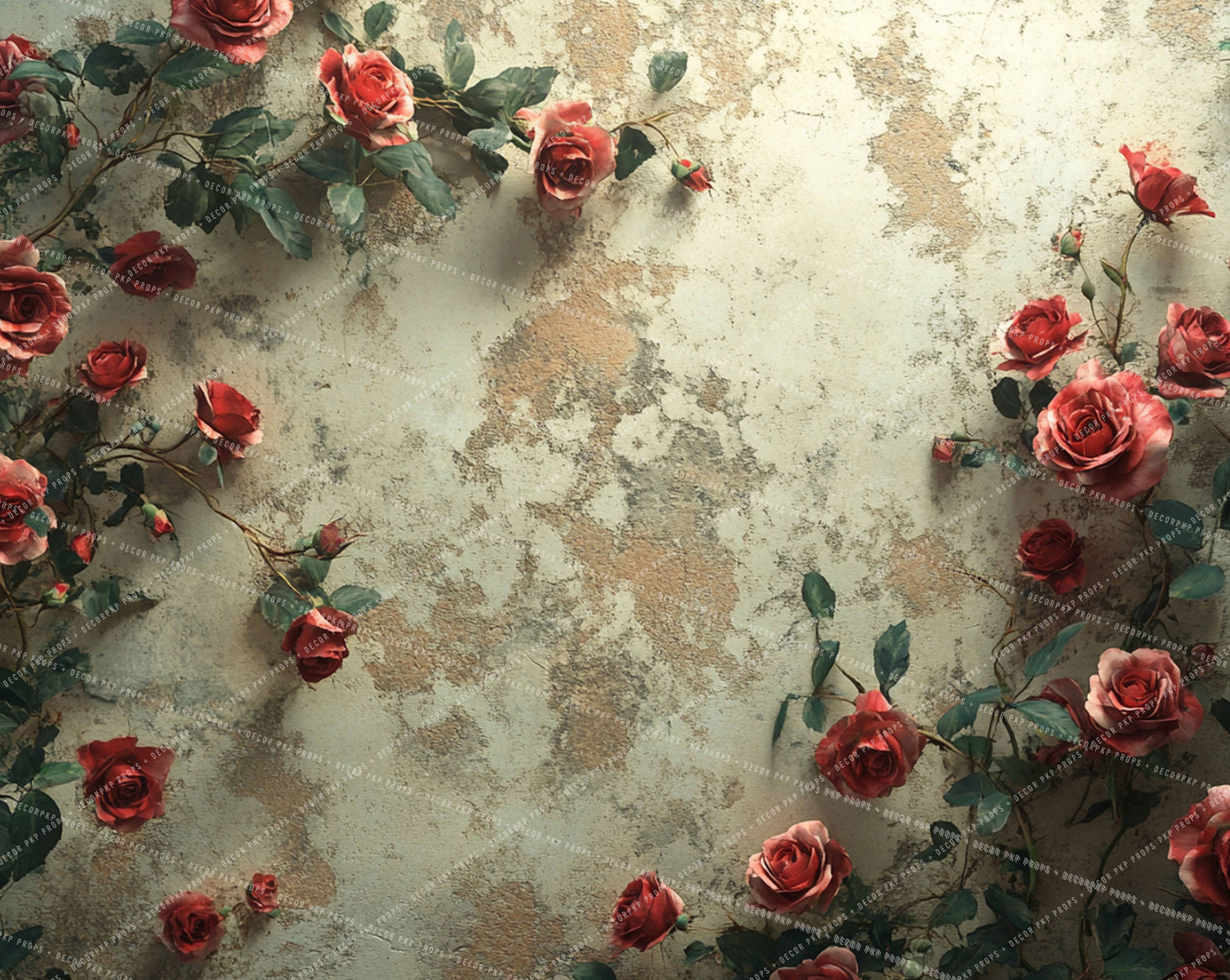 Pkp Roses Plastered with Roses - MT – PKP PROPS & DECOR