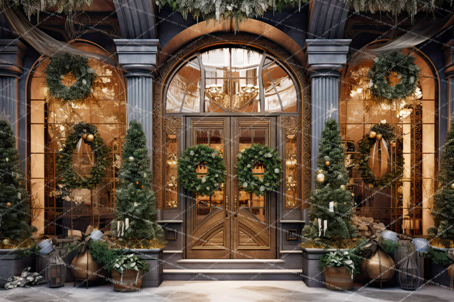 CHRISTMAS MANOR ENTRANCE - PKP