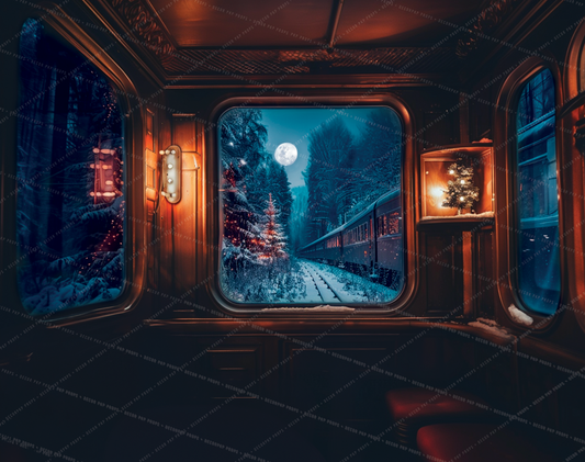 CHRISTMAS TRAIN CABIN in one - VH