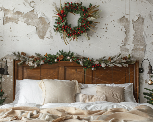 Christmas Wooden Bed - VH