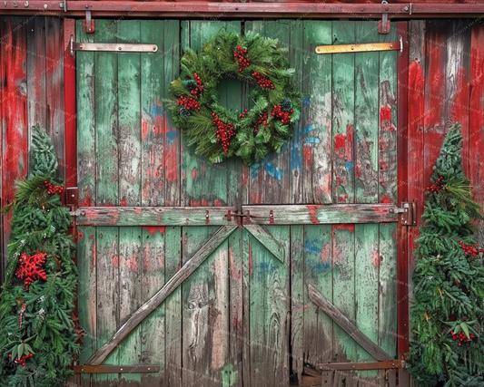Christmas Barn Door - VH
