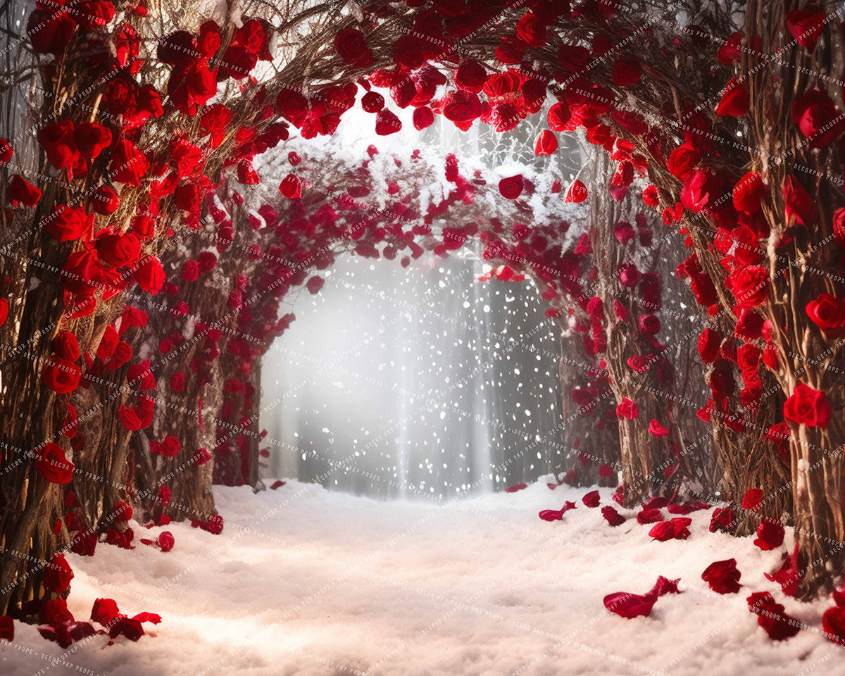 Pkp Roses Winter Roses - MT – PKP PROPS & DECOR