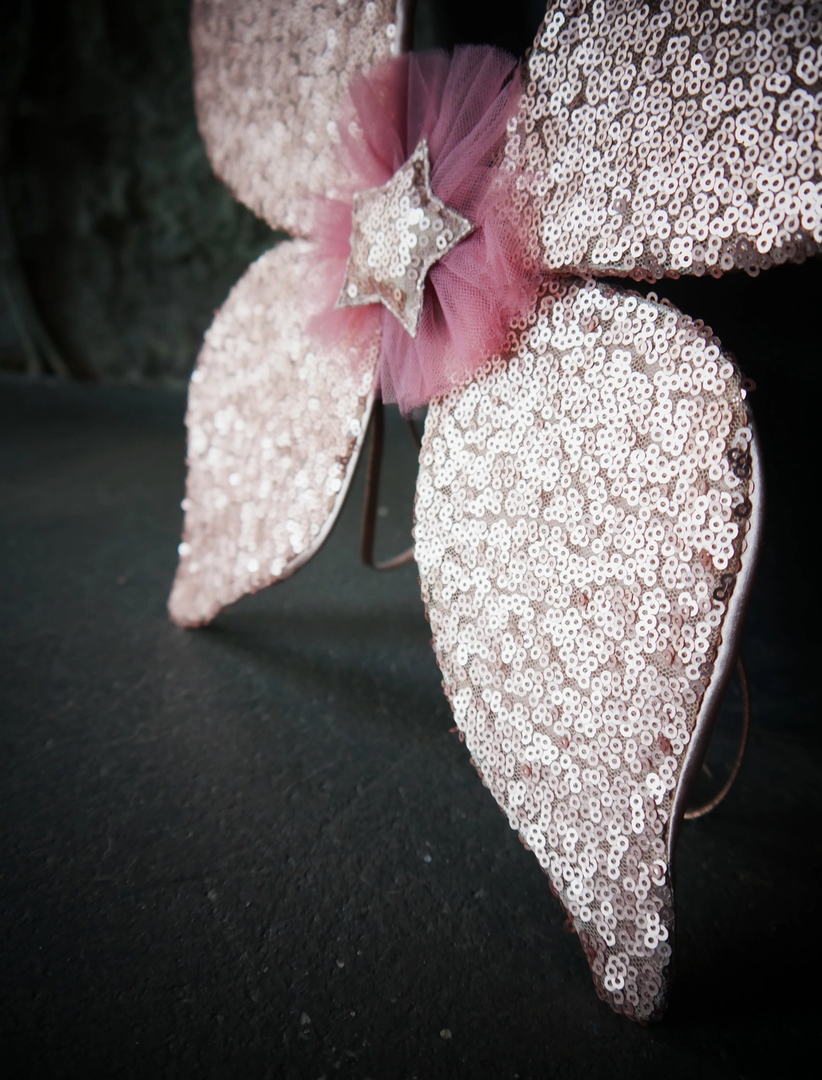 Sequin Fairy Wings | Aurelia: Vintage Rose