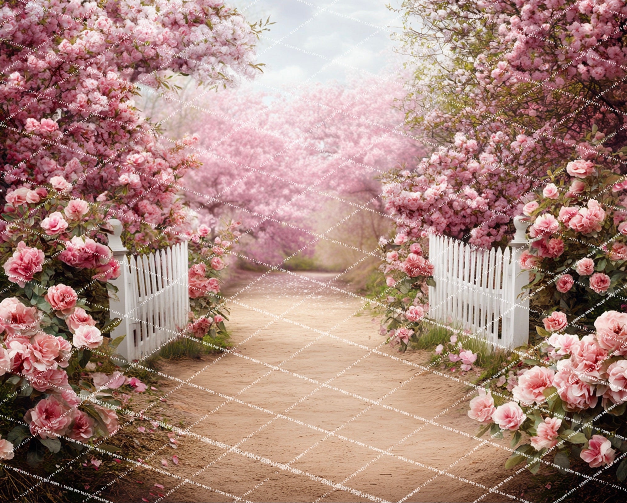 Pkp Roses Painted Rose Path – PKP PROPS & DECOR