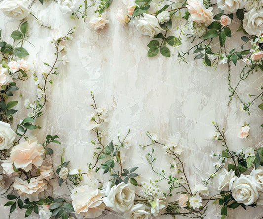 Greenery with White Florals Dainty - VP