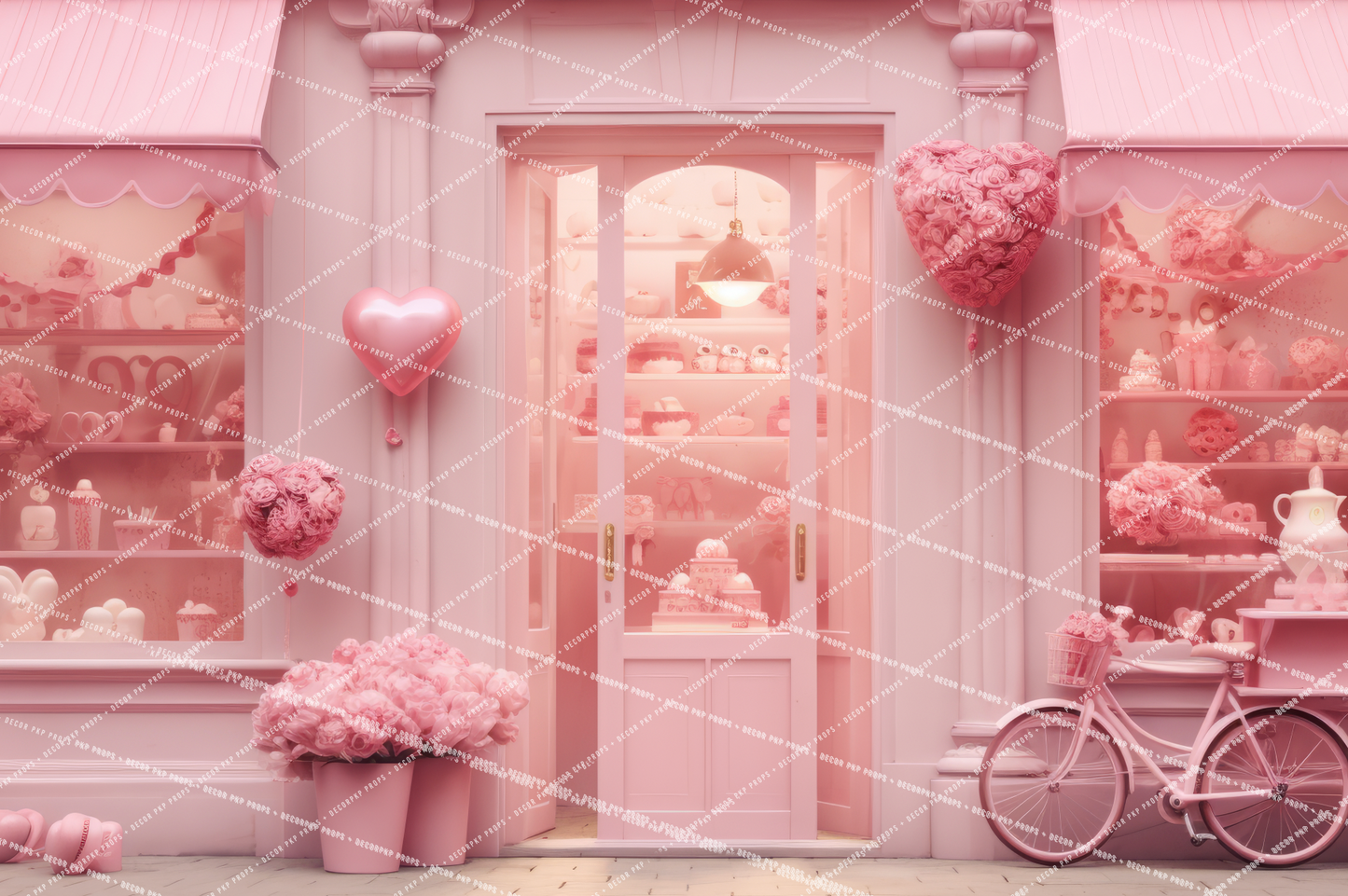 Pastel Pink Valentines Shop - AS