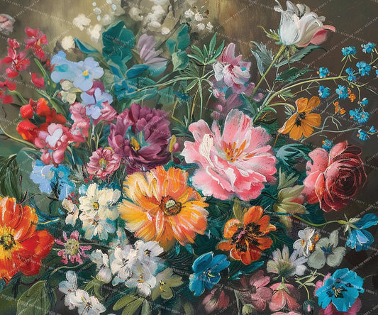 Painted Flowers Dainty - VP