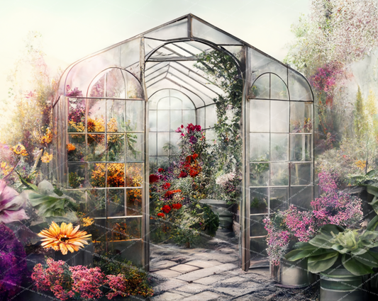 PAINTED GREENHOUSE