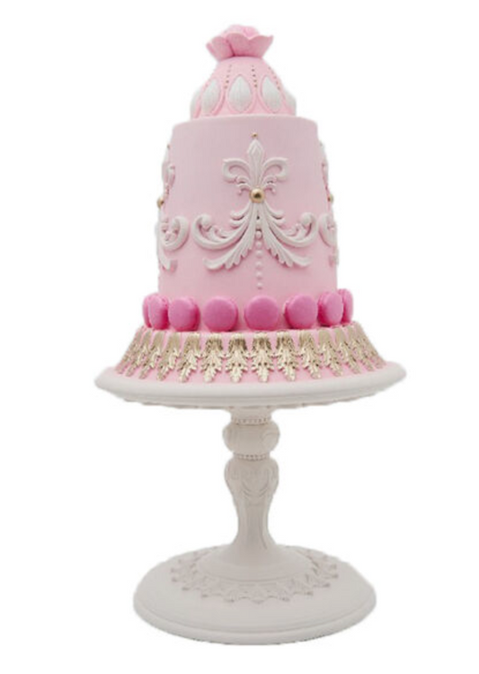 Pink Cake on Stand