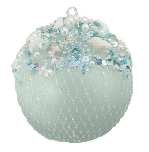 Seafoam Ball w/ Netted Jewels