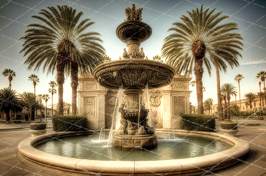 BEVERLY HILLS FOUNTAIN 2