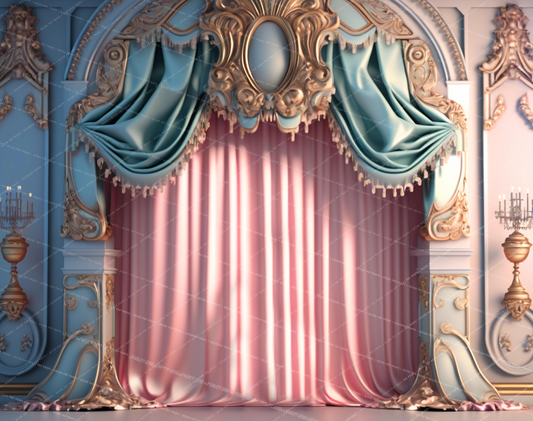 FRENCH STAGE CURTAIN