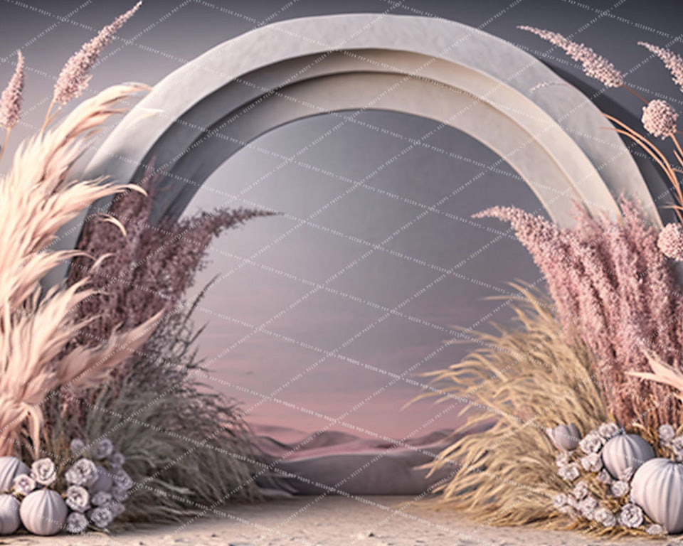 Pink Desert Sunsets Arch